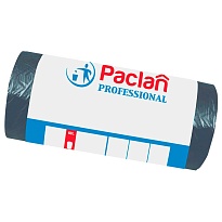 Мешки для мусора 60 л, черные, в рулоне 50 шт., ПНД, 6,2 мкм, 800х600 мм, PACLAN Professional, 604078 в Волгограде
