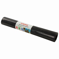 Мешки для мусора 240 л, черные, в рулоне 10 шт., ПВД 50 мкм, 1400х900 мм, LAIMA, 605337 в Волгограде