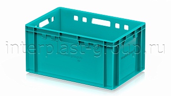 Ящик для мяса и колбасных изделий Е-3 бирюзовый в Волгограде