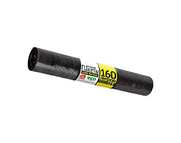 Мешки для мусора 160 л, черные, в рулоне 25 шт., ПВД, 40 мкм, 1100х800 мм, GRIFON, 101-030 в Волгограде