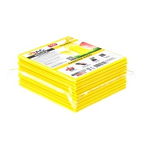 Мешки для мусора 160 л, желтые, в пачке 10 шт., ПВД, 40 мкм, 900х1100 мм, i-Bag в Волгограде