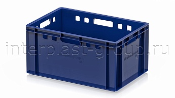 Ящик для мяса и колбасных изделий Е-3 темно-синий в Волгограде