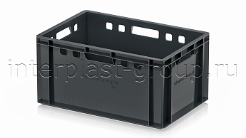 Ящик для мяса и колбасных изделий Е-3 темно-серый в Волгограде