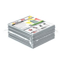 Мешки для мусора 160 л, светло-серые, в пачке 10 шт., ПВД, 40 мкм, 900х1100 мм, i-Bag в Волгограде
